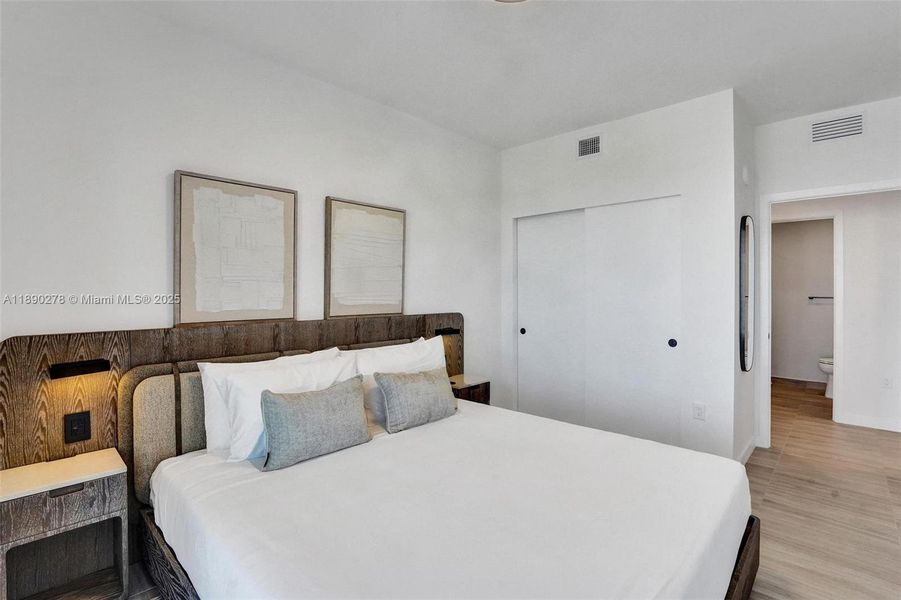 Furnished interior view inside a new home in , Miami Beach (Image 9).