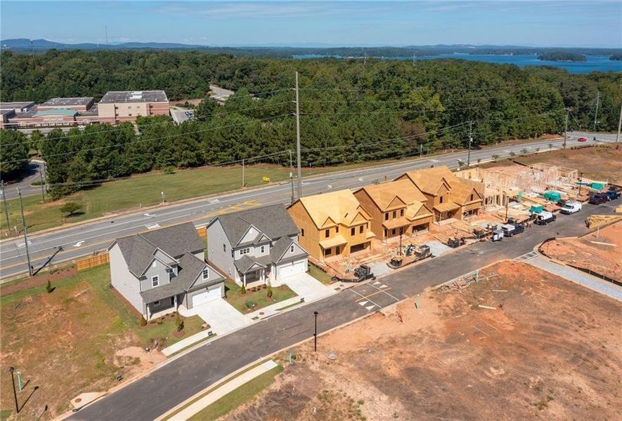 In-progress construction of a new home in , Buford, GA (Image 30).
