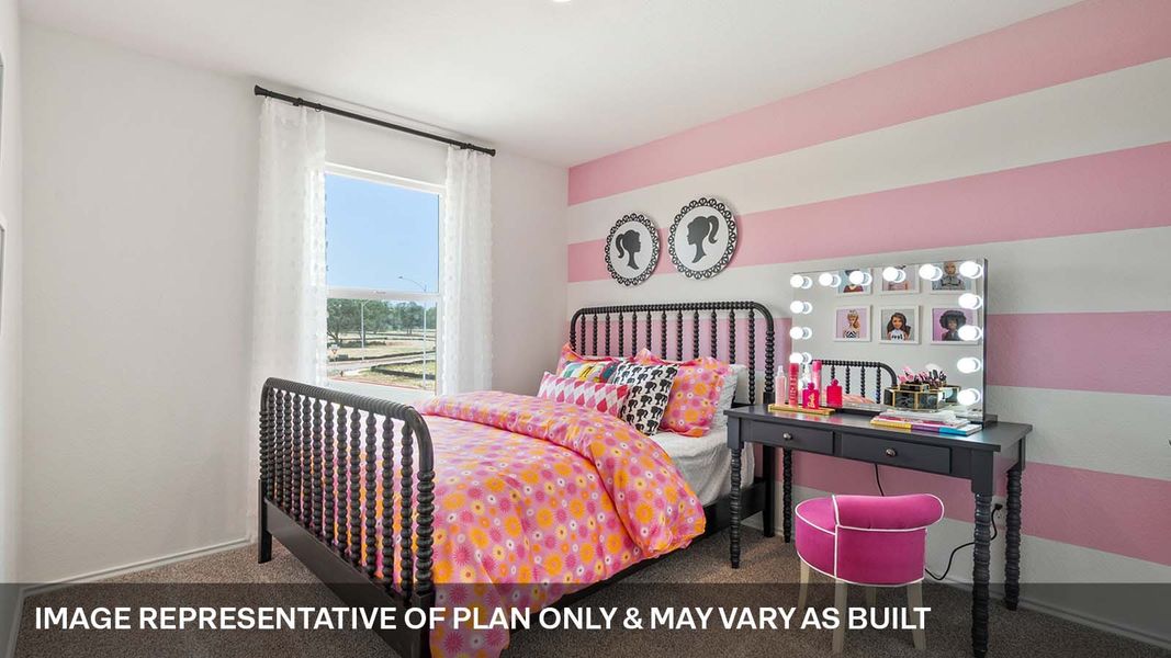 Furnished interior view inside a new home in Valverde, Bastrop (Image 14).