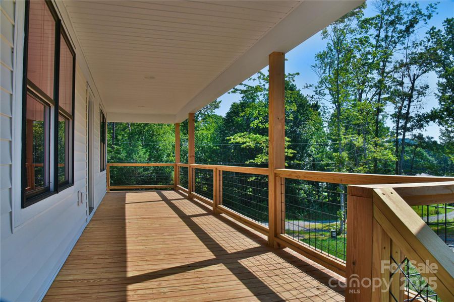 Exterior details and patio area of a home in , Old Fort (Image 4).