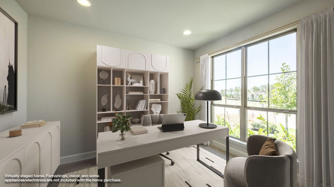 Furnished interior view inside a new home in Woodside 47', Georgetown (Image 7).