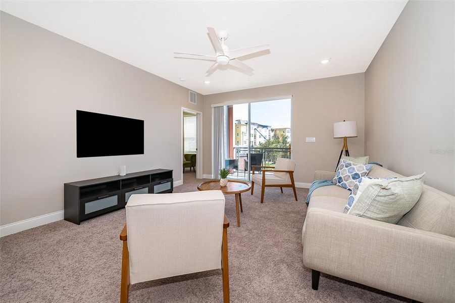 Furnished interior view inside a new home in Gatherings® of Lake Nona, Orlando (Image 15). Furnished interior view inside a new home in Gatherings® of Lake Nona, Orlando (Image 15).