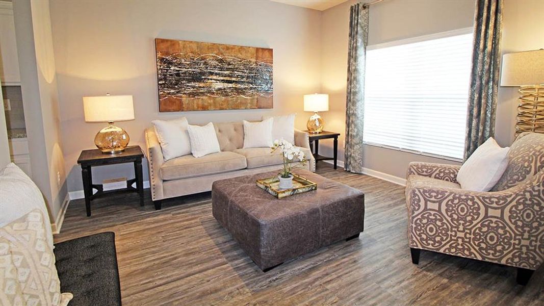 Furnished interior view inside a new home in Jackson Landing, Jefferson (Image 4).