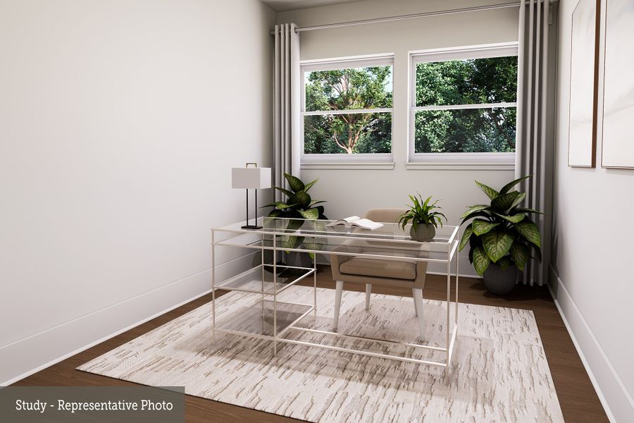 Representative furnished interior of a home built from the The Jasmine by David Weekley Homes in Kresston, Montgomery (Image 5). Representative furnished interior of a home built from the The Jasmine by David Weekley Homes in Kresston, Montgomery (Image 5).