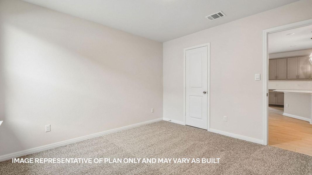 Spacious, unfurnished interior of a new home in Trails at Wildhorse, Austin (Image 30).