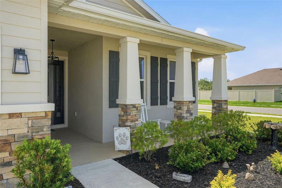 Exterior details and patio area of a home in Waterford, Brooksville (Image 28).