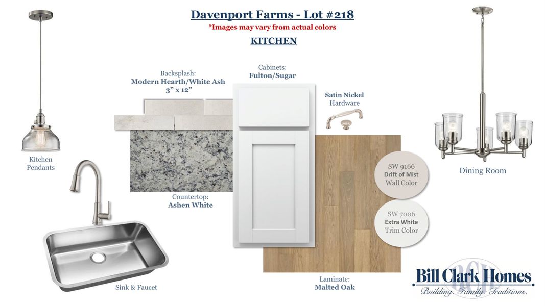 Sample of building materials used in homes in Davenport Farms, Winterville (Image 3).