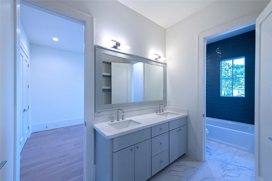 Furnished interior view inside a new home in , Houston (Image 26).