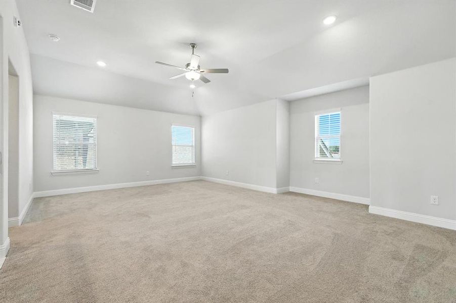 Upstairs living space, game space or teen hangout.