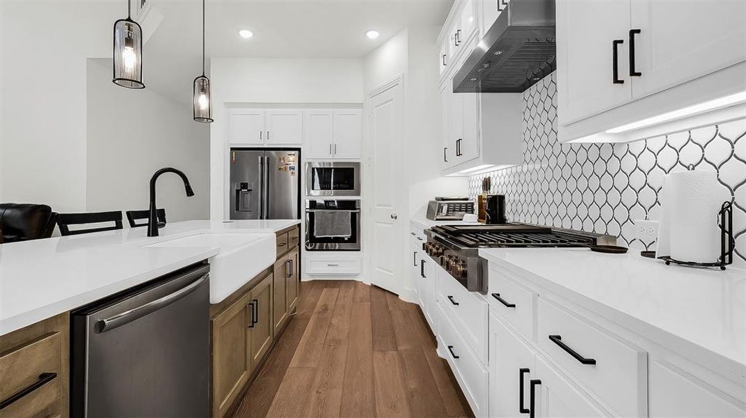 Furnished interior view inside a new home in Bel Air Village, Sherman (Image 15).