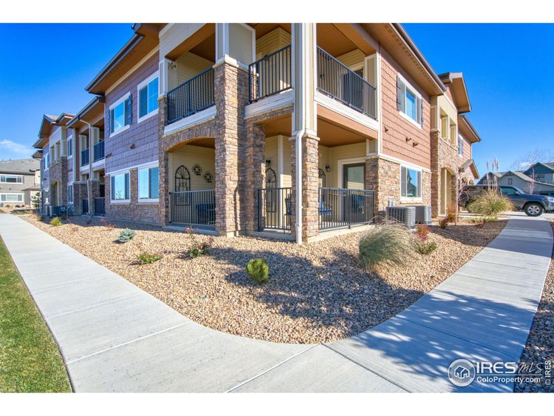Exterior details and patio area of a home in , Longmont (Image 19).