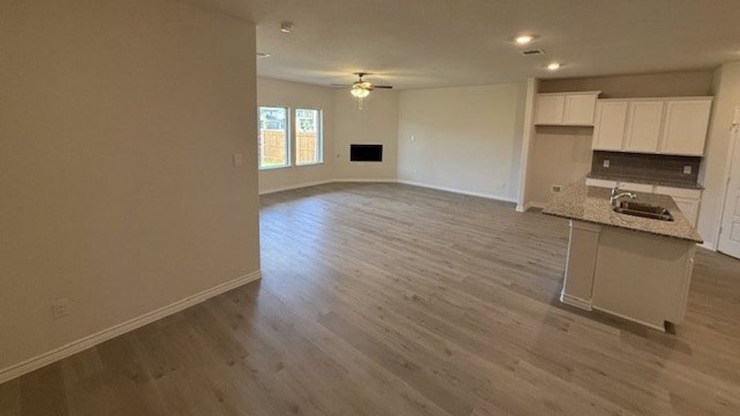 Spacious, unfurnished interior of a new home in Fireside by the Lake, Garland (Image 5).