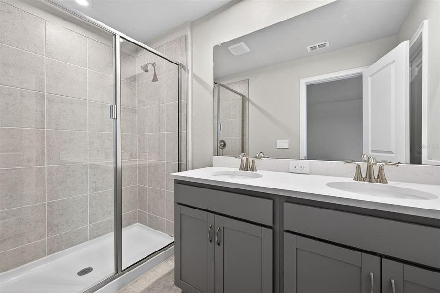 Furnished interior view inside a new home in Crosswind Ranch, Parrish (Image 11).