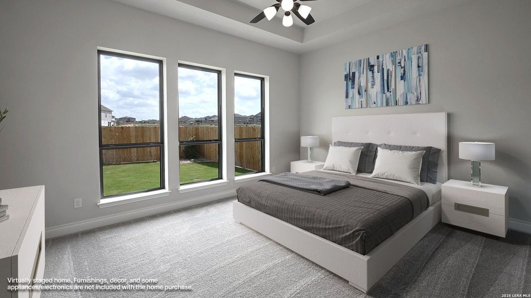 Furnished interior view inside a new home in Legacy at Lake Dunlap, New Braunfels (Image 8).