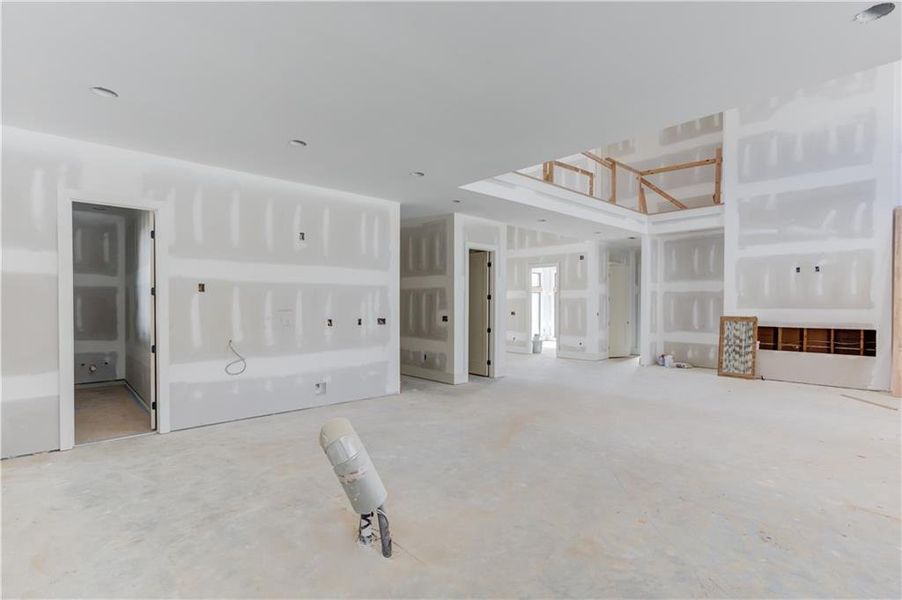 In-progress construction of a new home in , Sugar Hill, GA (Image 18).