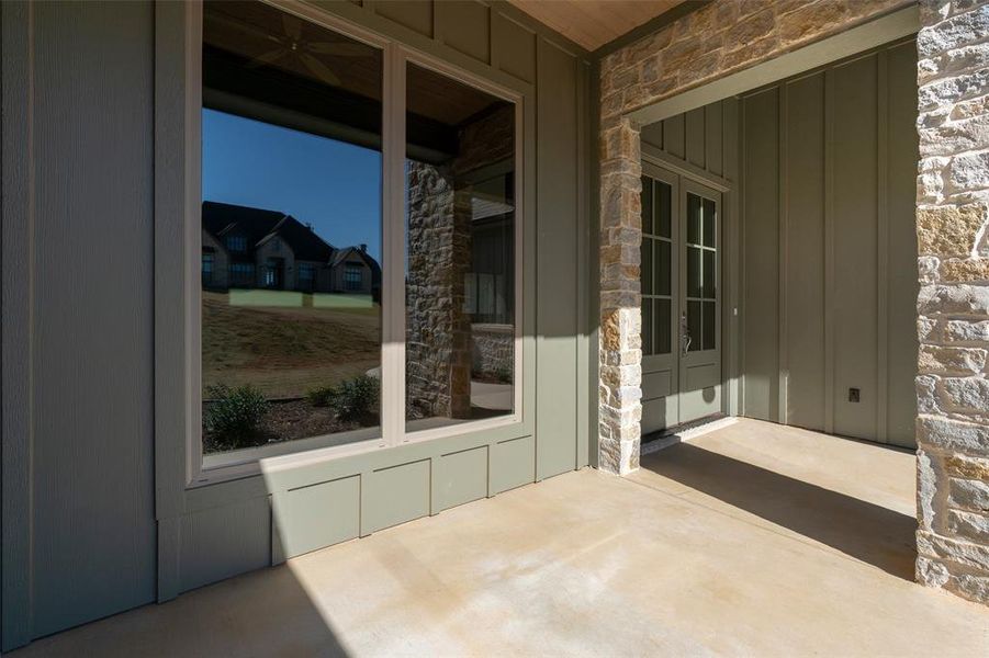 Exterior details and patio area of a home in , Longview (Image 26).