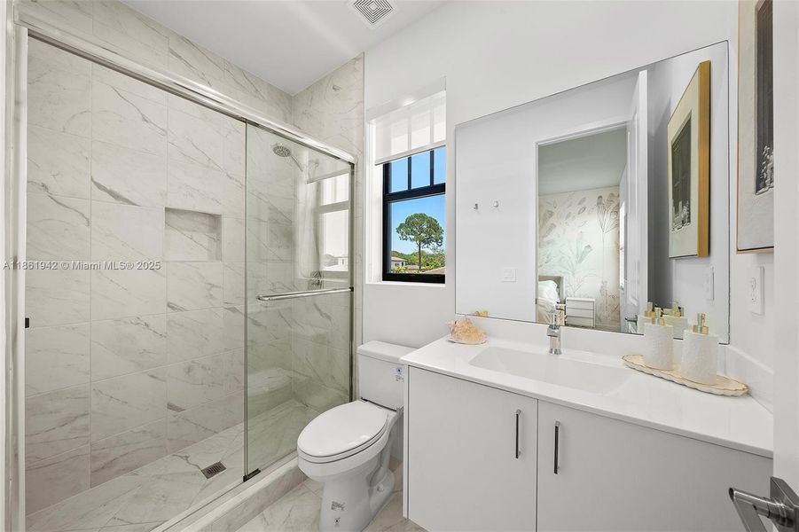 Furnished interior view inside a new home in , Miami (Image 74). Furnished interior view inside a new home in , Miami (Image 74).