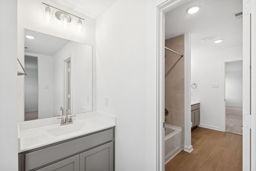 Furnished interior view inside a new home in Summerview, Fulshear (Image 8).