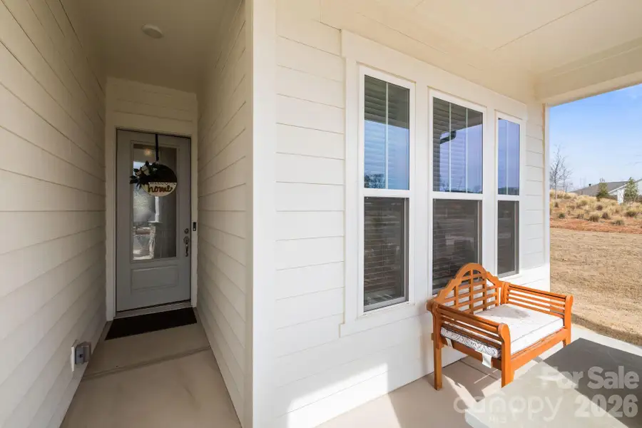 Exterior details and patio area of a home in Encore at Streamside - Classic Series, Waxhaw (Image 22).