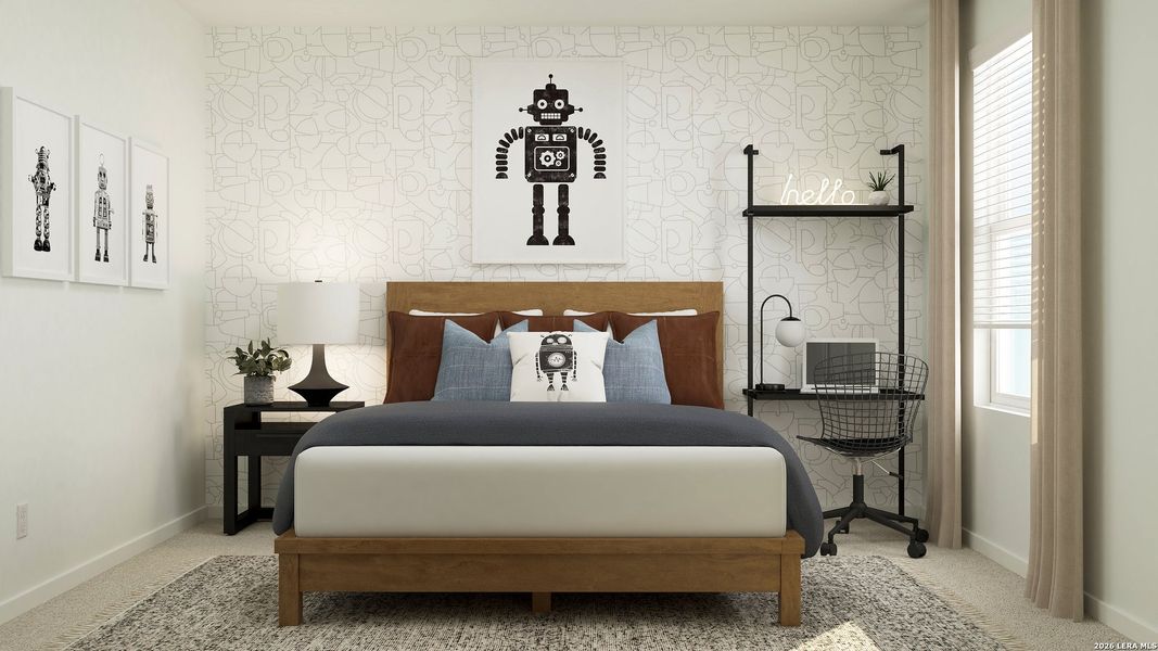 Furnished interior view inside a new home in Kyndwood, New Braunfels (Image 4). Furnished interior view inside a new home in Kyndwood, New Braunfels (Image 4).