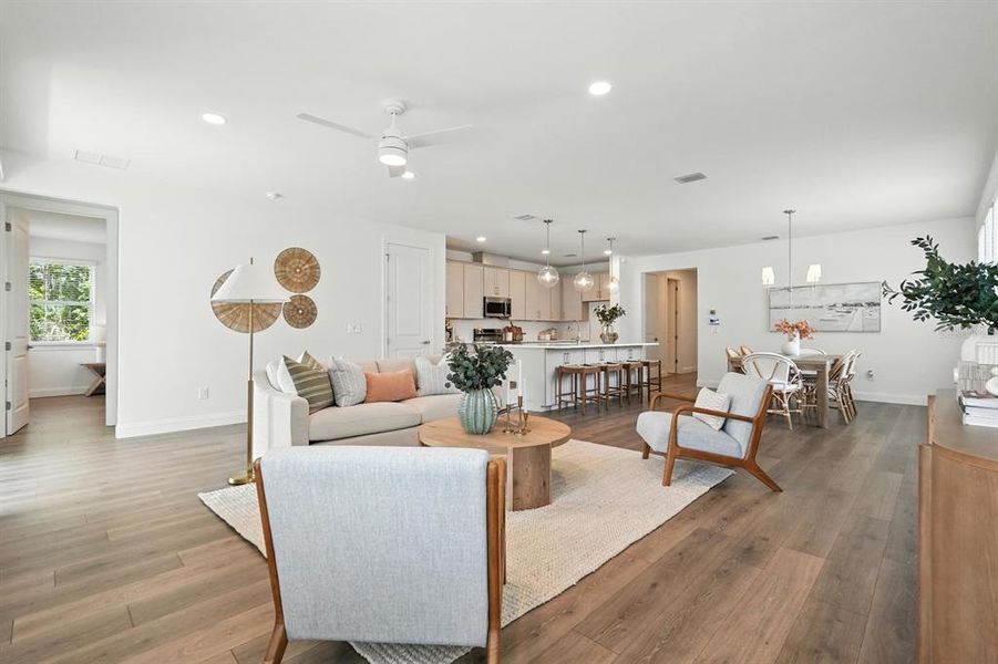 Furnished interior view inside a new home in Palm Coast Homes, Palm Coast (Image 8).