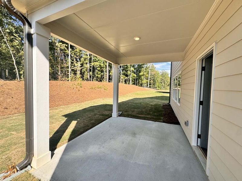 Rear Covered Patio