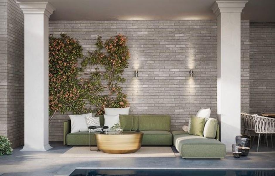 Exterior details and patio area of a home in , Atlanta (Image 4).