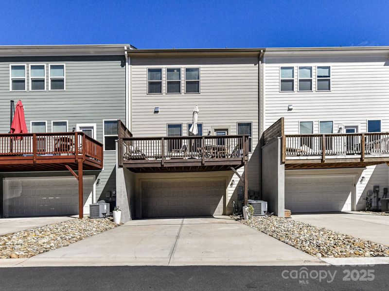 Exterior Back of Townhome!