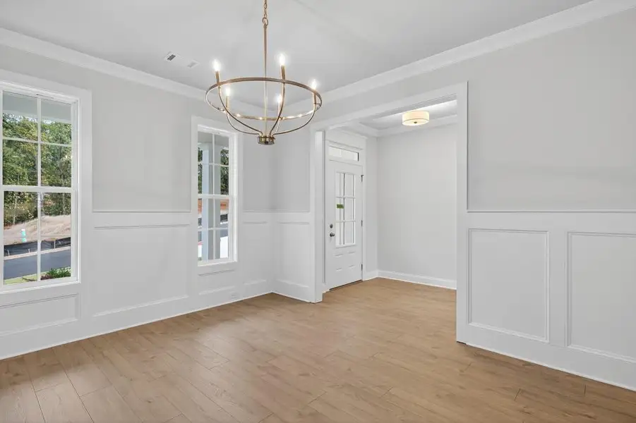 Spacious, unfurnished interior of a new home in Hemingway, Flowery Branch (Image 23). Spacious, unfurnished interior of a new home in Hemingway, Flowery Branch (Image 23).