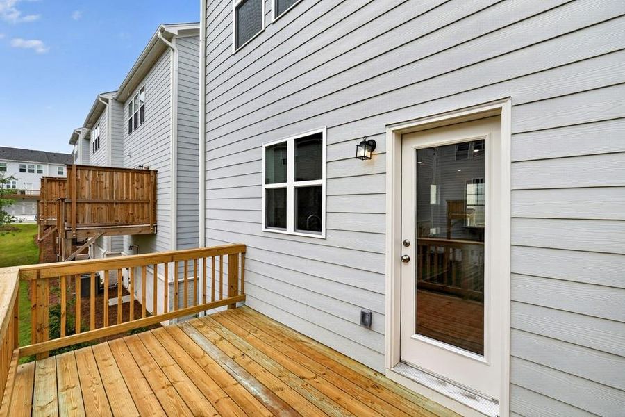 Exterior details and patio area of a home in Somerset at Veterans Memorial, Mableton (Image 4). Exterior details and patio area of a home in Somerset at Veterans Memorial, Mableton (Image 4).