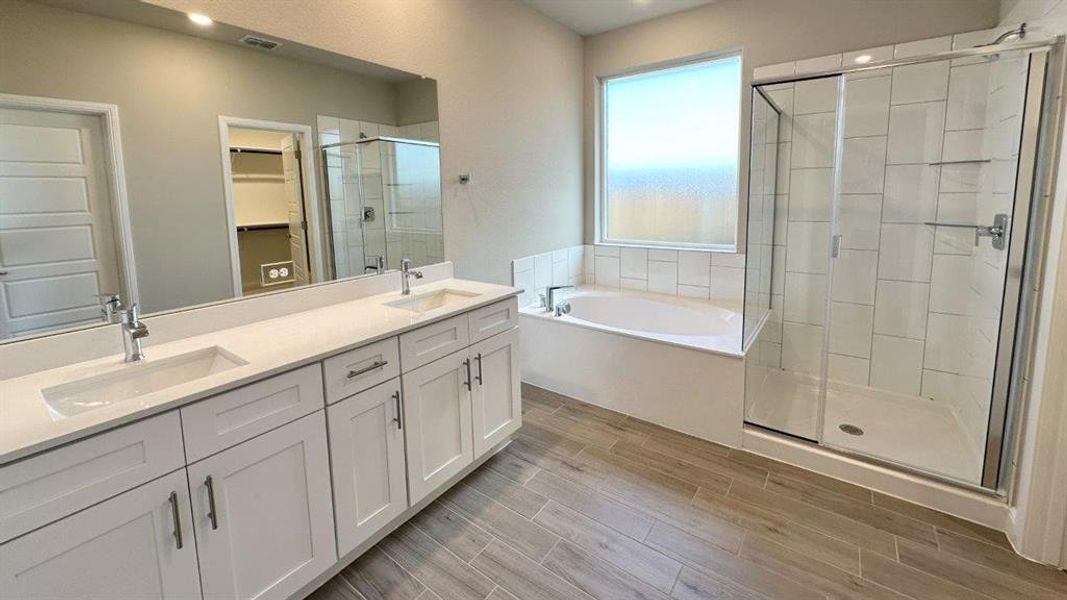 Furnished interior view inside a new home in Rock Creek Ranch, Fort Worth (Image 6).
