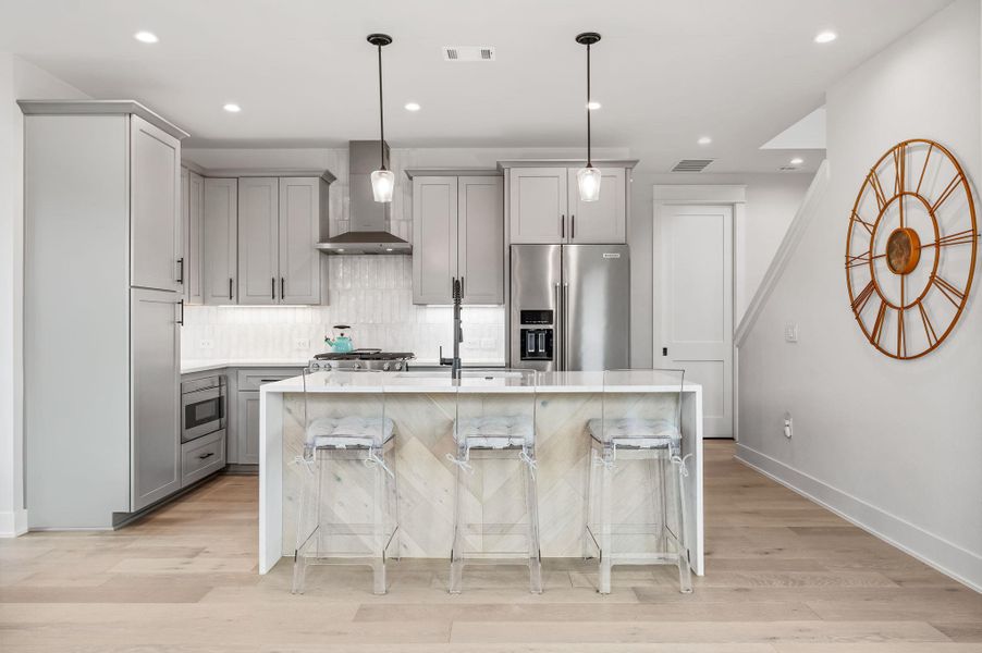 Furnished interior view inside a new home in , Austin (Image 11).
