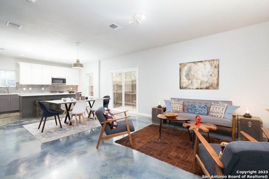 Furnished interior view inside a new home in , San Antonio (Image 7).