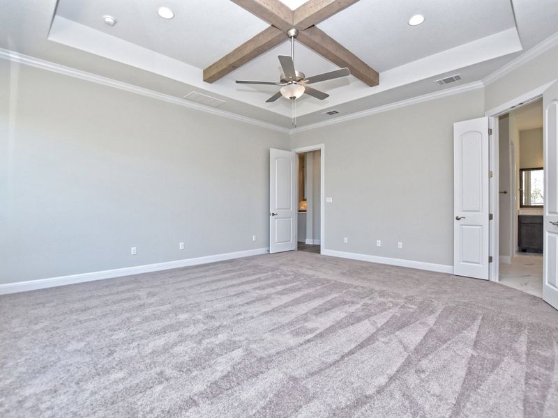 Representative unfurnished interior of a home built from the Siena III by Giddens Homes in Clearwater Ranch, Liberty Hill (Image 244).