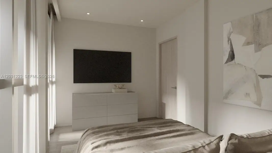 Furnished interior view inside a new home in , Miami Beach (Image 5).