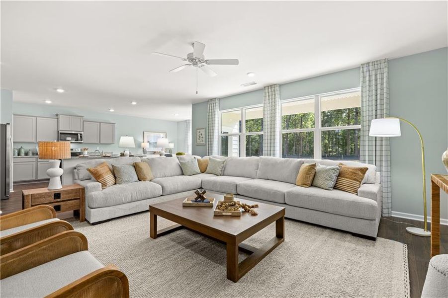 Furnished interior view inside a new home in , Buckhead (Image 8).
