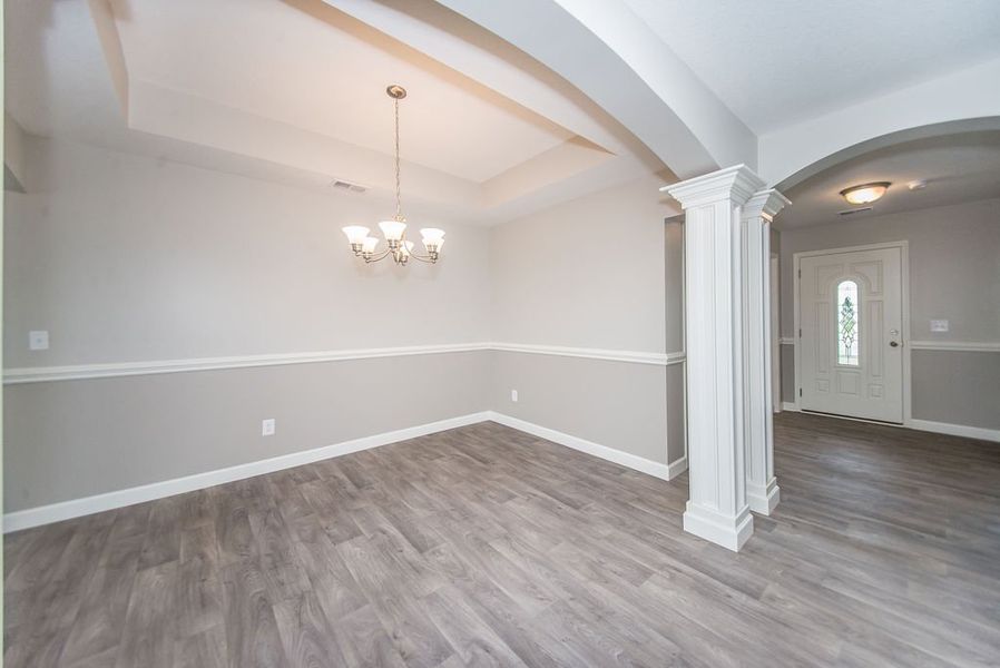 Representative unfurnished interior of a home built from the Beaumont by Enchanted Homes in Ballentine Ridge, Lyman (Image 34).