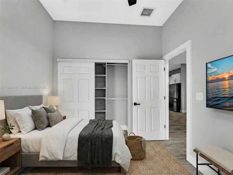 Furnished interior view inside a new home in , Fort Pierce (Image 32).