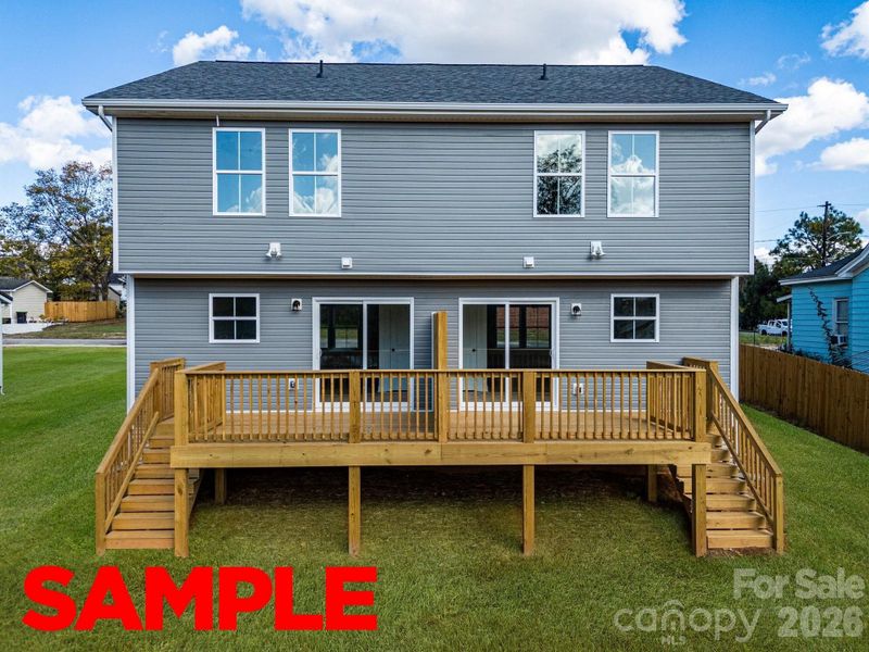 Exterior details and patio area of a home in , Mooresville (Image 13). Exterior details and patio area of a home in , Mooresville (Image 13).