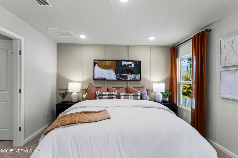 Furnished interior view inside a new home in The Dogwood Series at The Landings at Pecan Park, Jacksonville (Image 5).