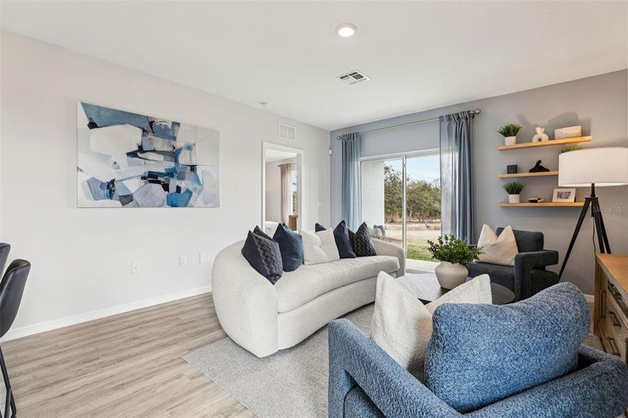 Furnished interior view inside a new home in , Winter Haven (Image 15). Furnished interior view inside a new home in , Winter Haven (Image 15).