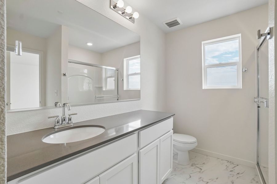 Furnished interior view inside a new home in Liberty Draw, Evans (Image 9).