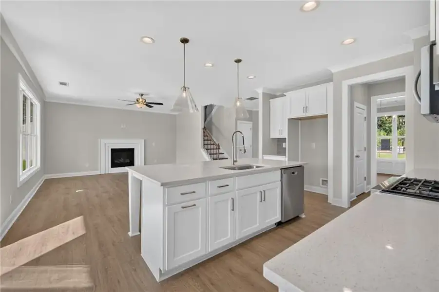 Furnished interior view inside a new home in , Jefferson (Image 9).