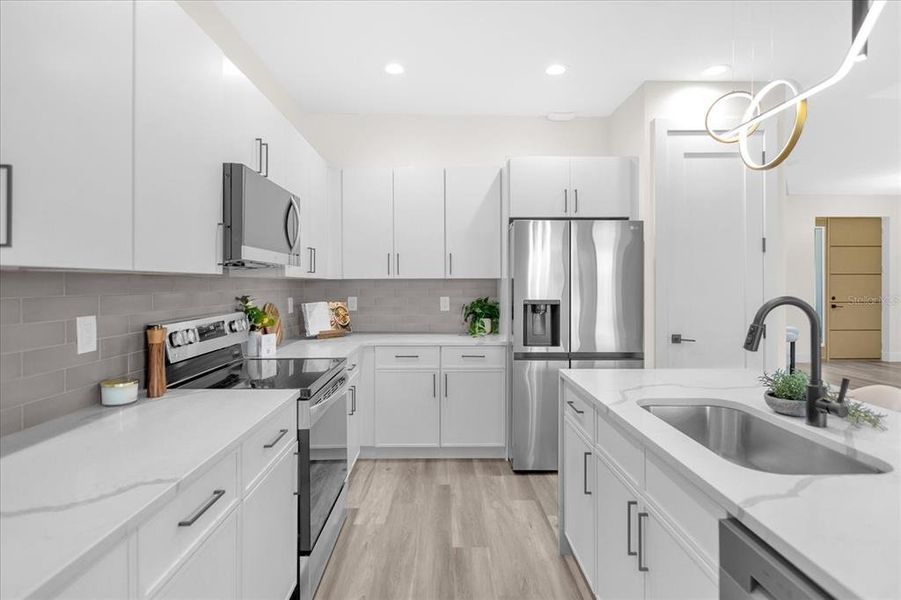 Furnished interior view inside a new home in , Rotonda West (Image 34).