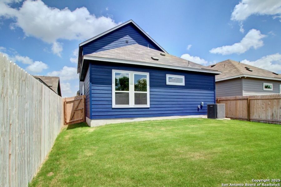 Exterior details and patio area of a home in Casinas at Gruene, New Braunfels (Image 18). Exterior details and patio area of a home in Casinas at Gruene, New Braunfels (Image 18).