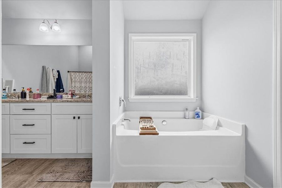 Furnished interior view inside a new home in , Atlanta (Image 10).