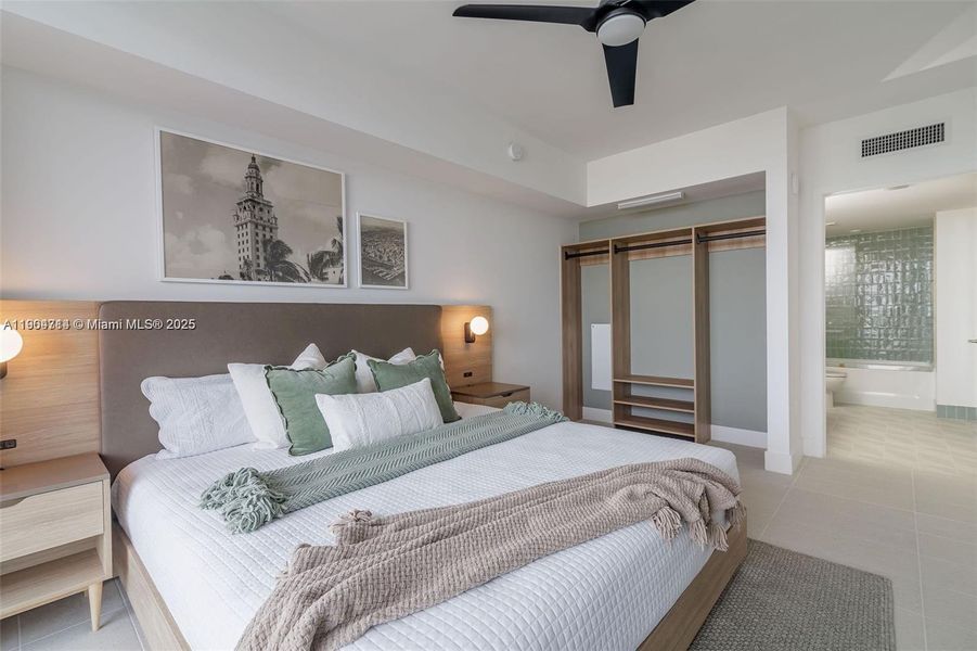 Furnished interior view inside a new home in , Miami (Image 25).