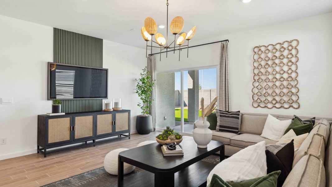 Representative furnished interior of a home built from the Ibis by D.R. Horton in Del Rio Ranch, Avondale (Image 14).