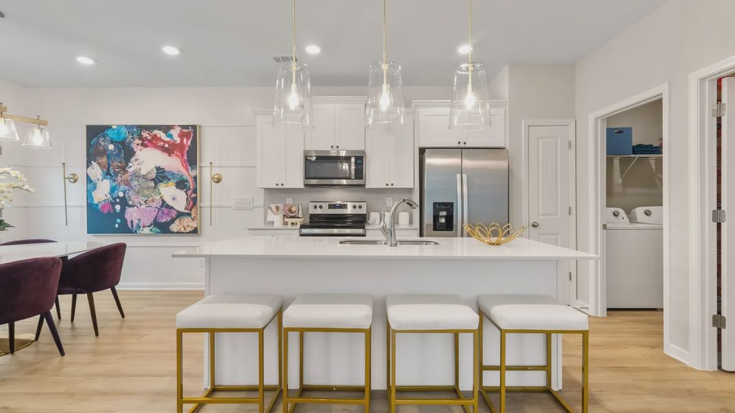Furnished interior view inside a new home in Diamante, Stockbridge (Image 10).
