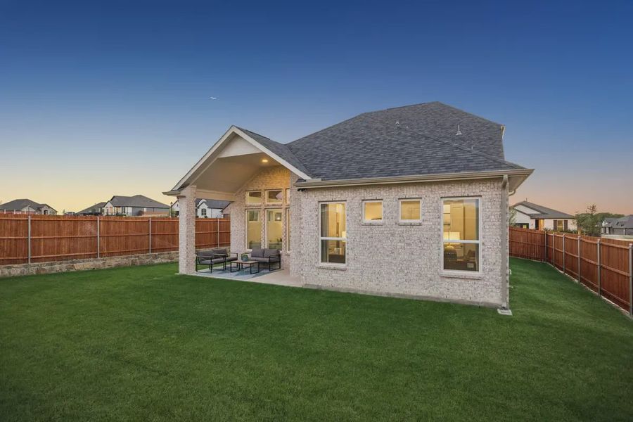 Representative exterior details of a home built from the Dayton 50' by Chesmar Homes in Las Lomas, Forney (Image 25).